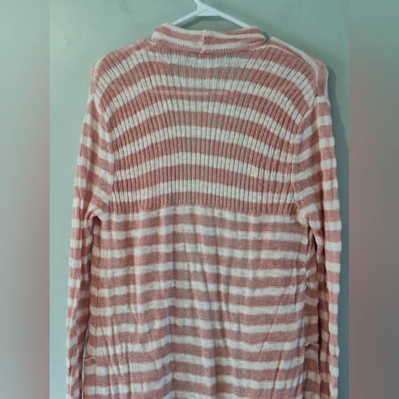 FREE PEOPLE FORGET ME NOT STRIPED DUSTER CARDIGAN - S - Picture 6 of 8